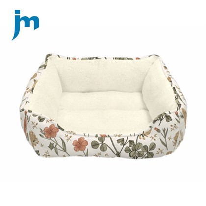 Square Flower Pet Bed